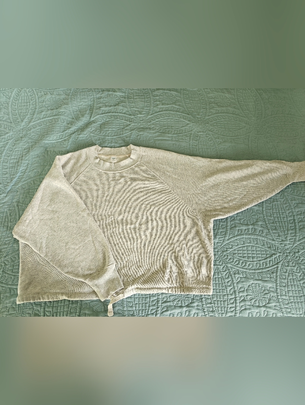 Old Navy Women's Crewneck Sweatshirt - Light Gray